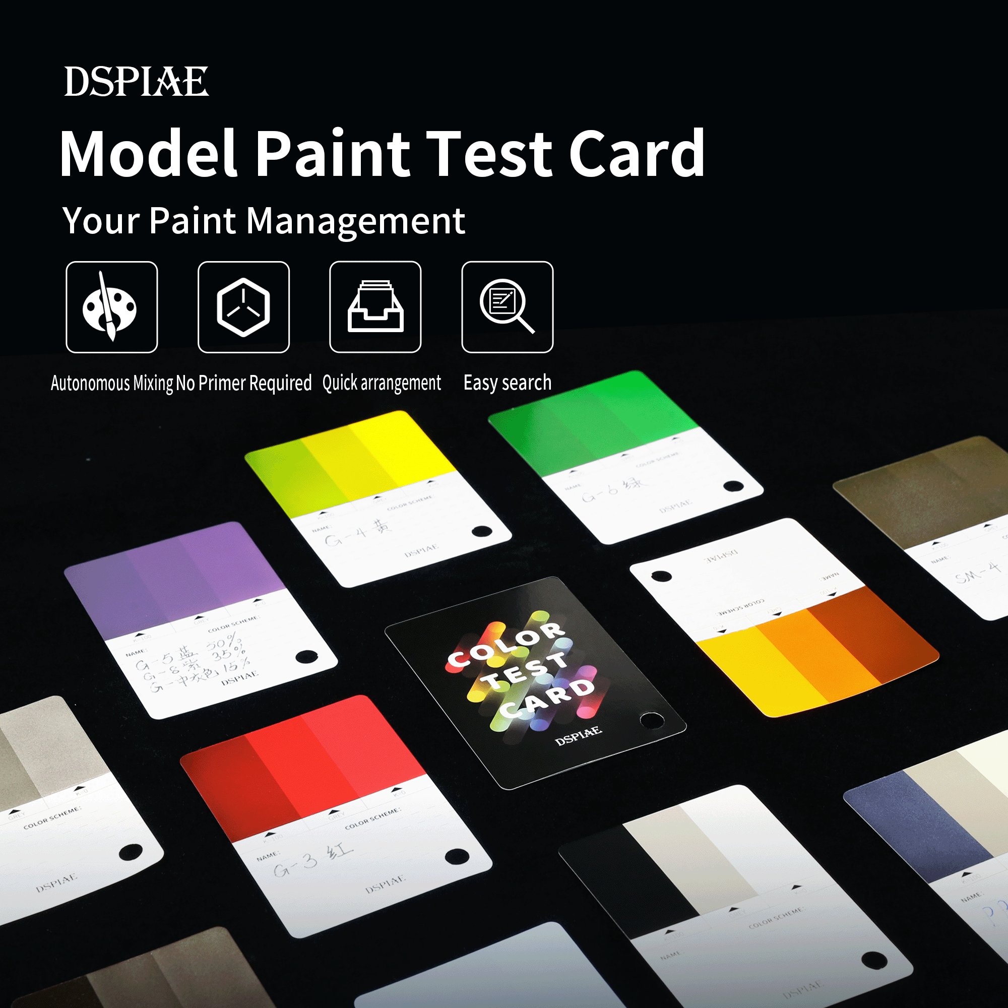 Color Test Cards | Manscale Models