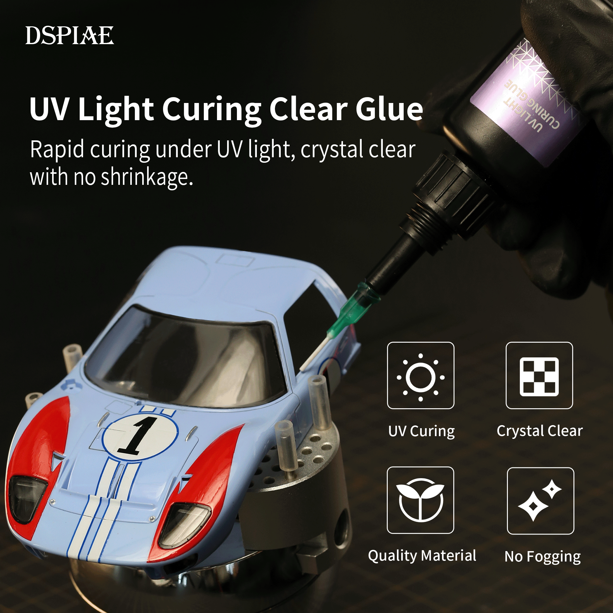 UV Light Curing Glue Manscale Models